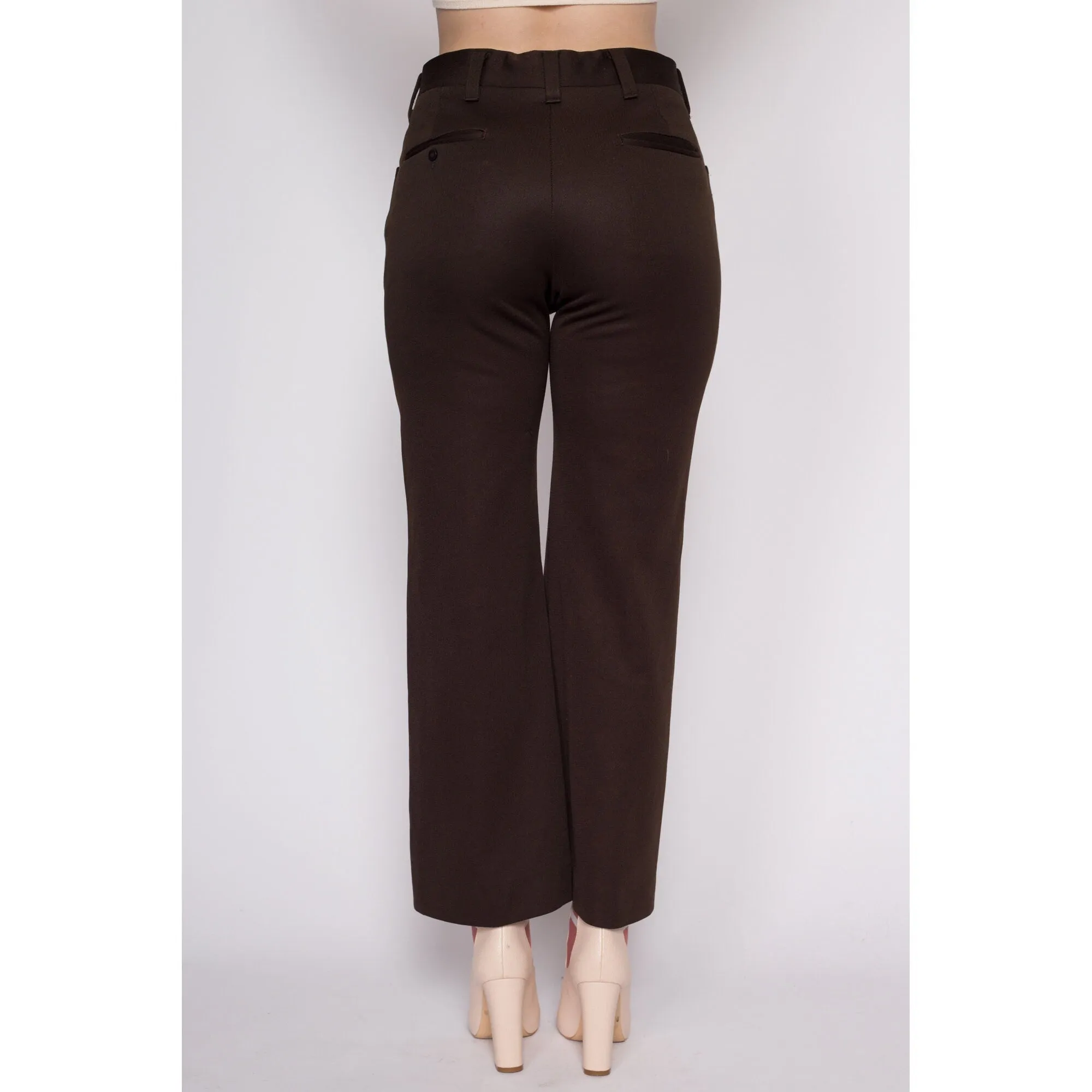 30.5" 70s Brown Haggar Slacks Unisex