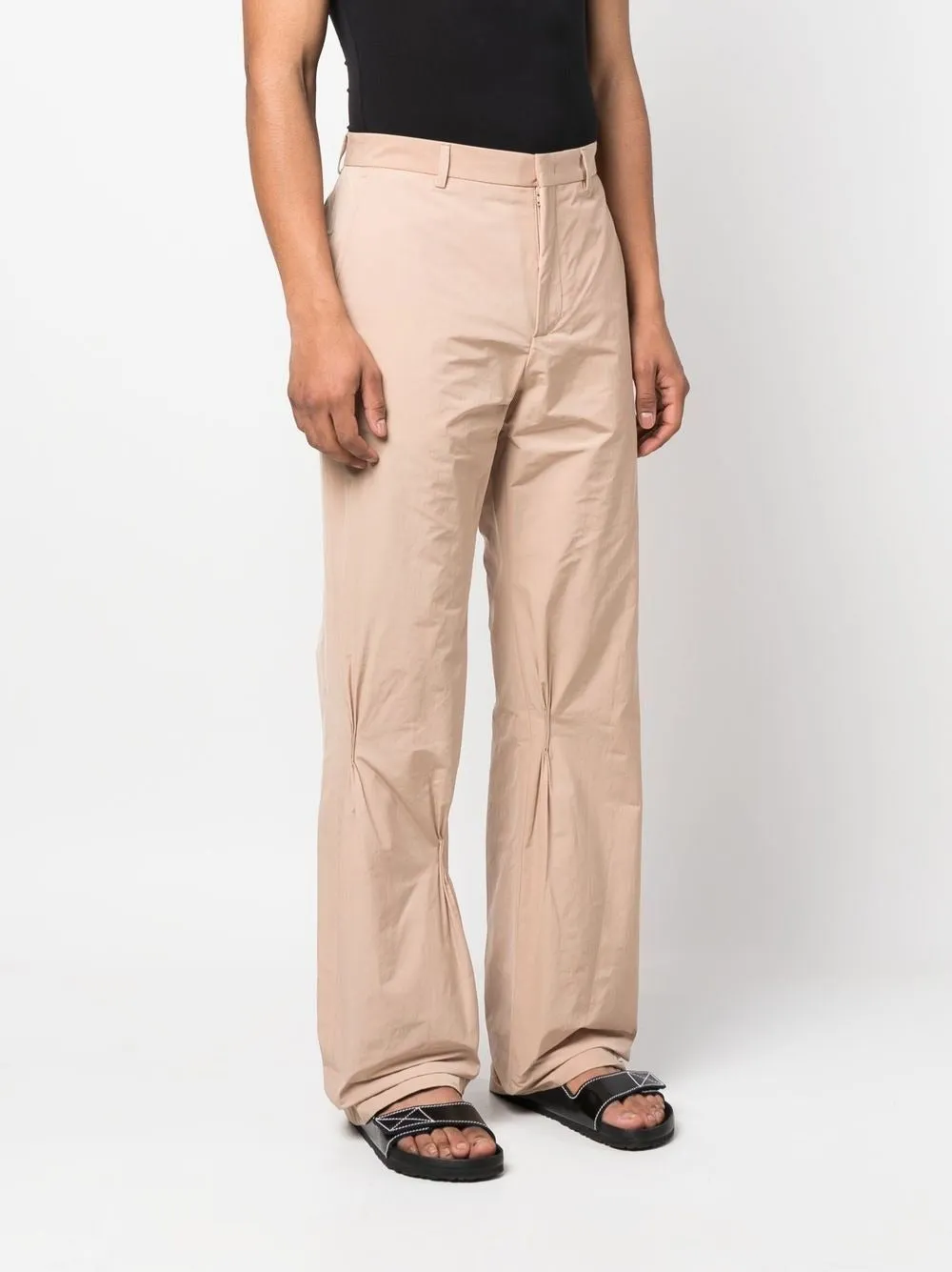 424 TAFFETA GATHERED TROUSERS