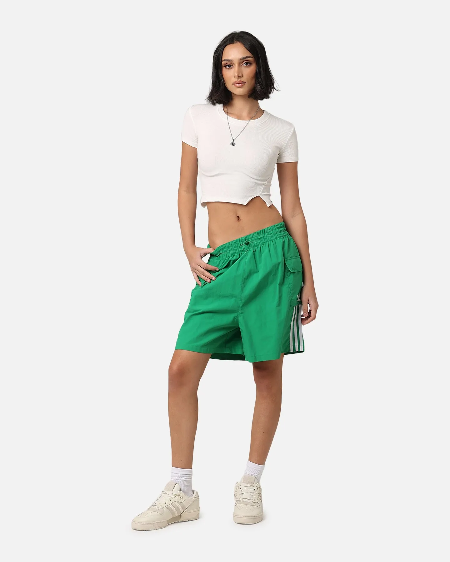 Adidas Women's Cargo Shorts Green