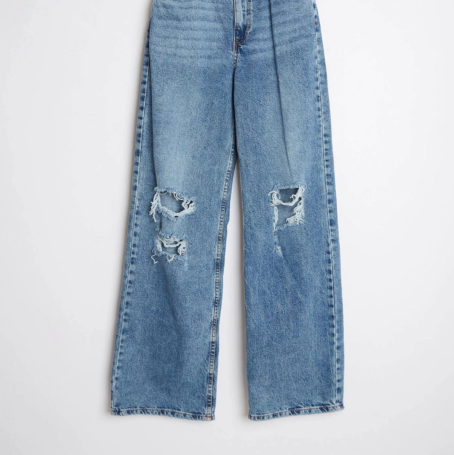 Aesthetic High Waisted Wide Fit Baggy Jeans