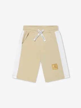 Aigner Boys Logo Bermuda Shorts in Beige