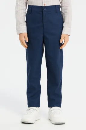 Boys Navy Formal Trousers