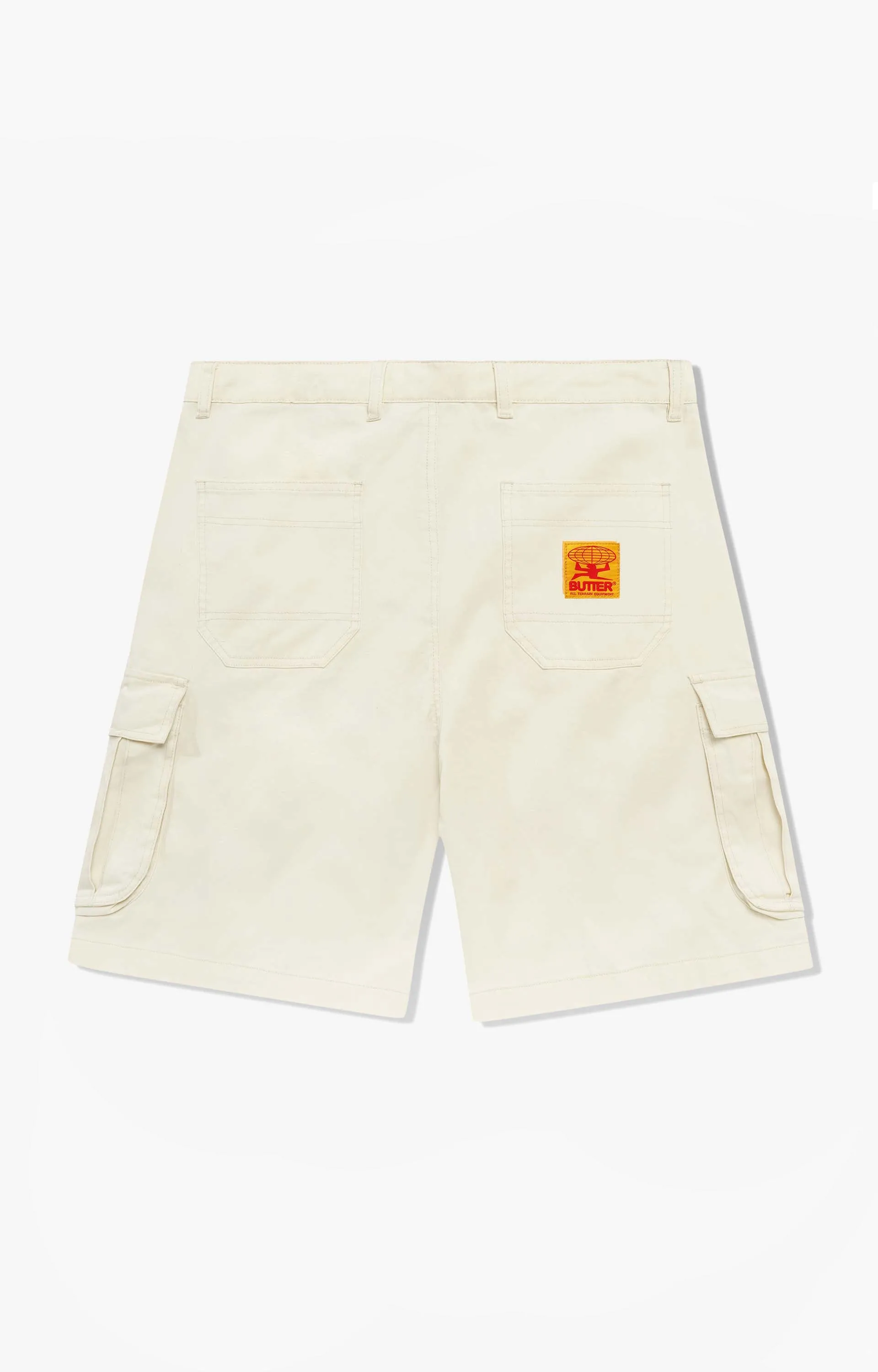 Butter Goods Field Cargo Shorts, Washed Bone