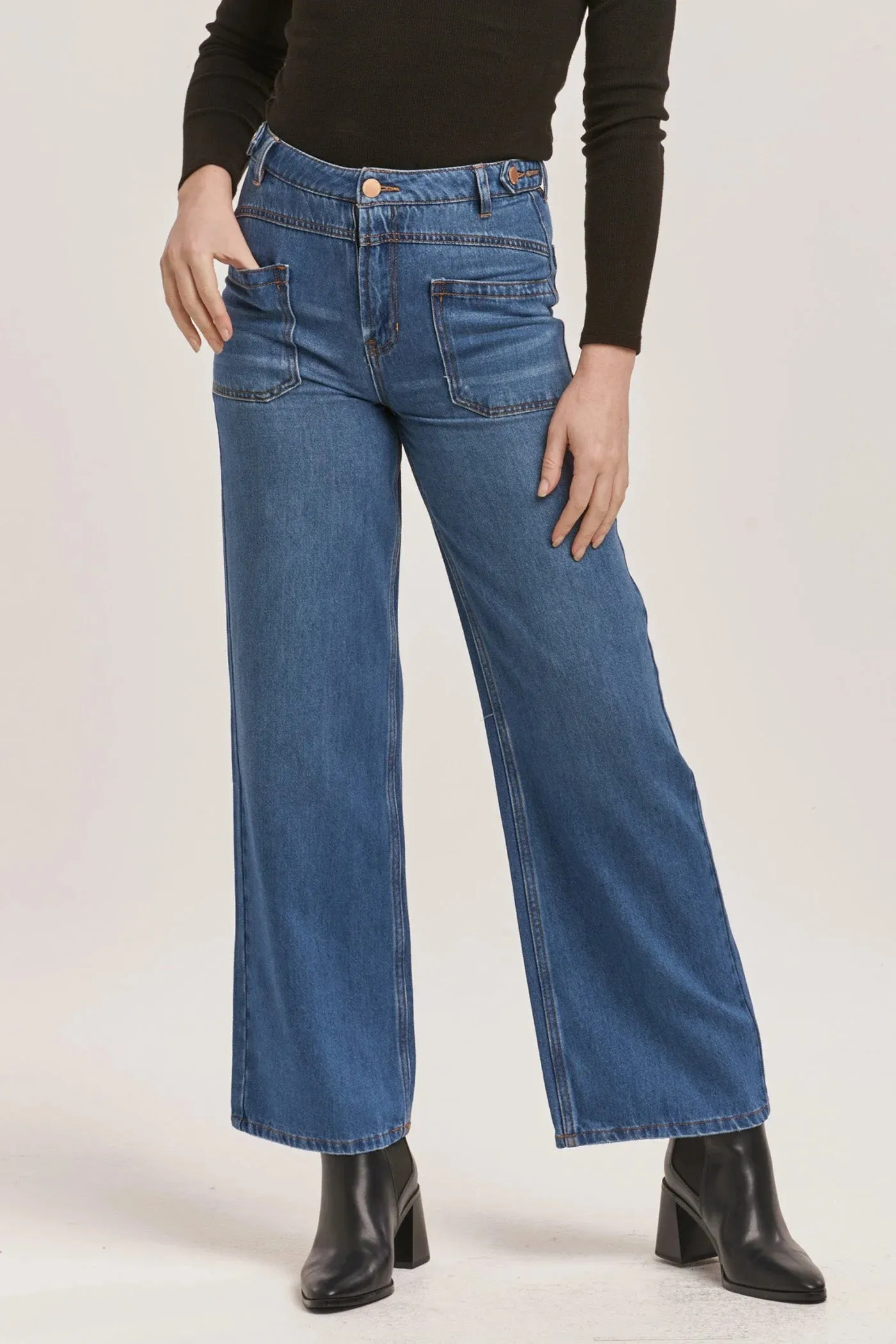 DOJA WIDE LEG JEANS