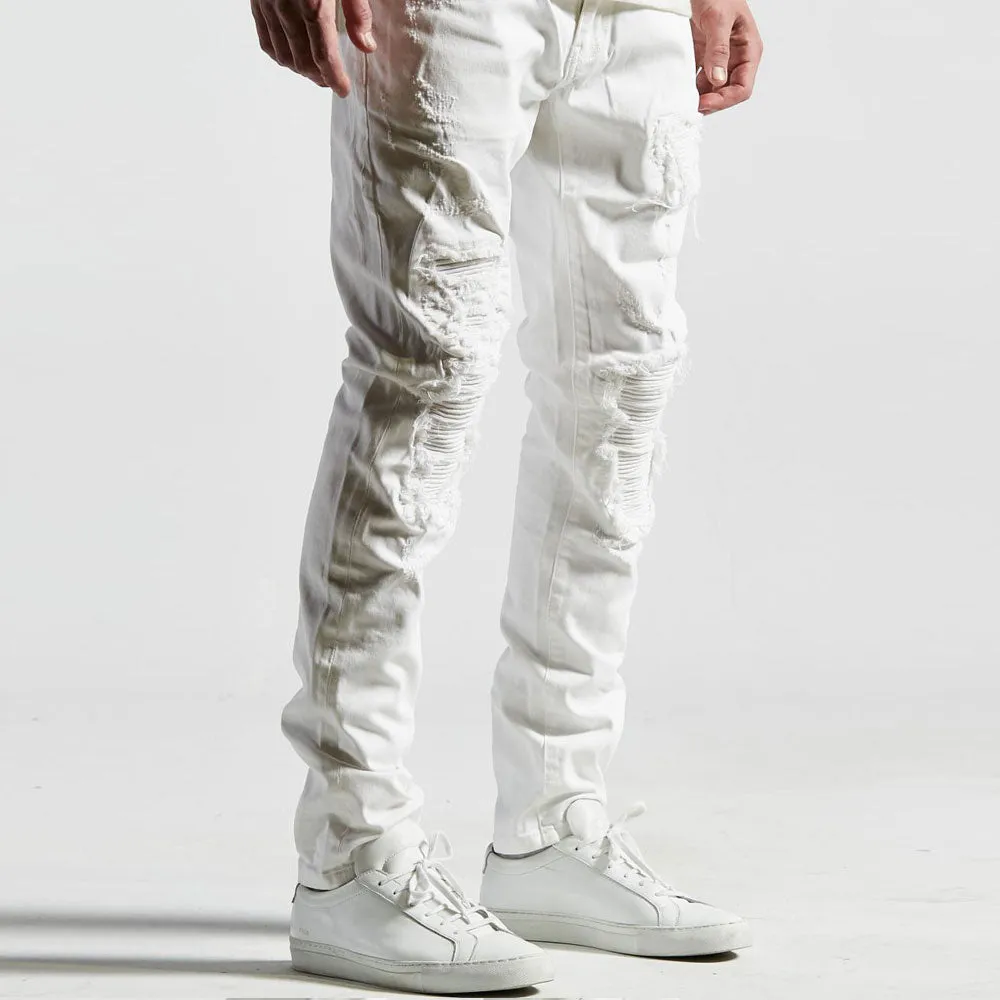 Embellish Becky Denim Jeans in White