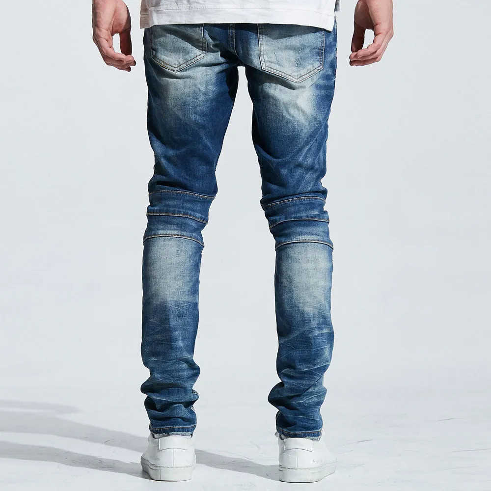 Embellish Lance Biker Denim Jeans