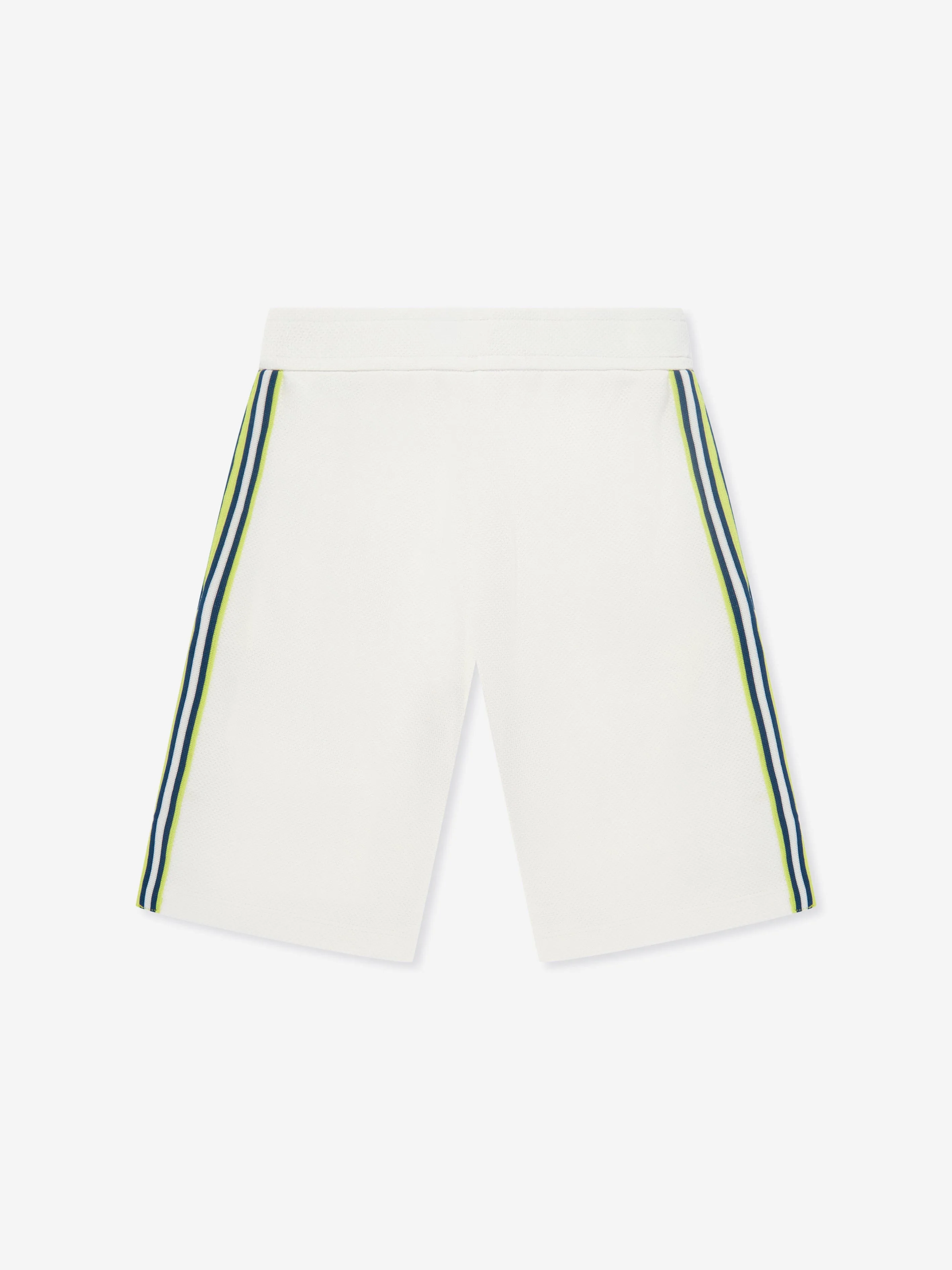 Emporio Armani Boys Logo Bermuda Shorts in White