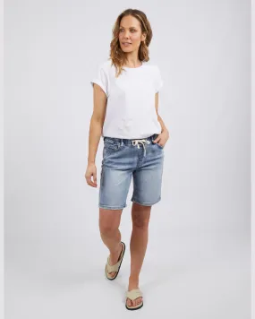 Foxwood Gabby Bermuda Short - Mid Denim Blue