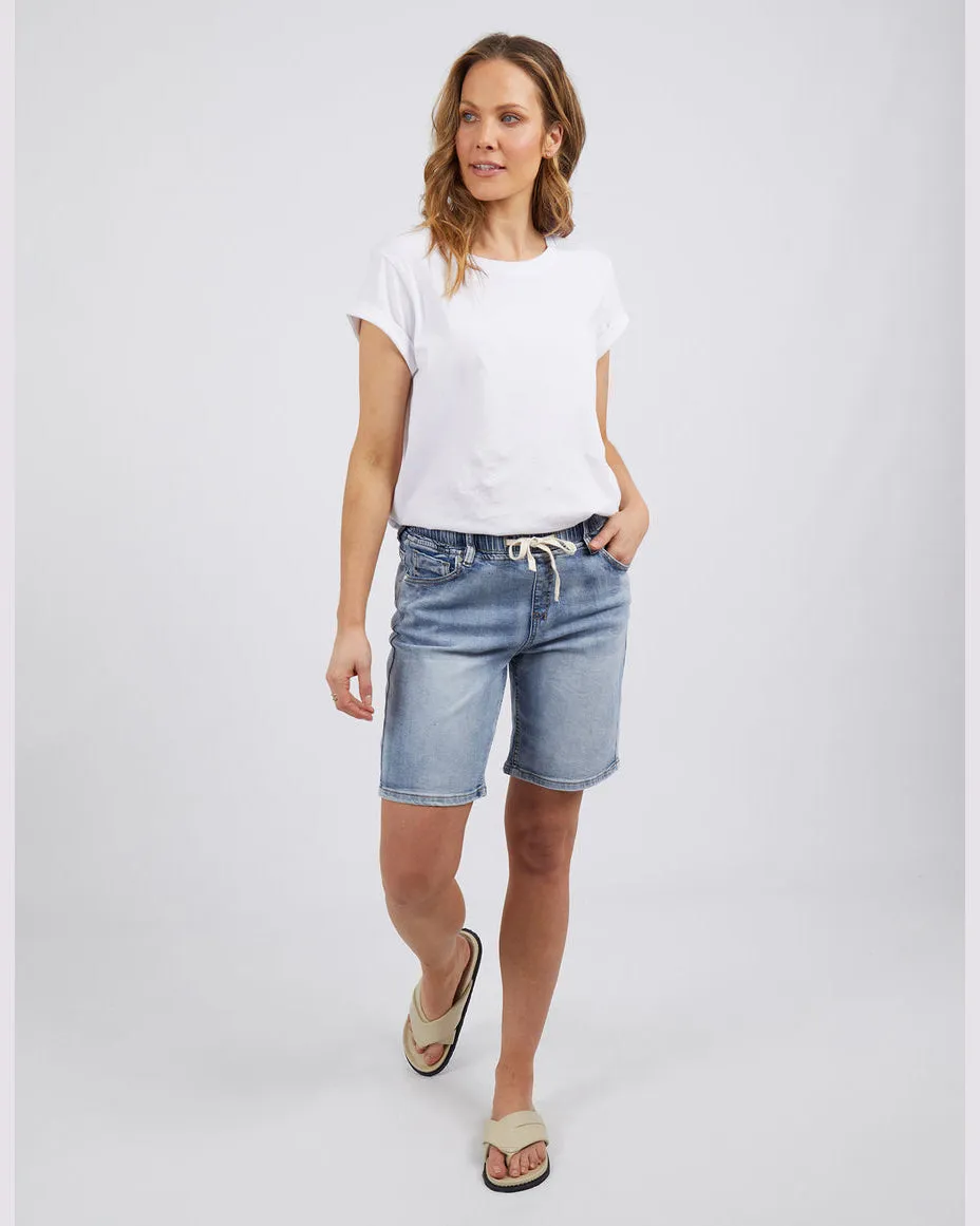 Foxwood Gabby Bermuda Short - Mid Denim Blue