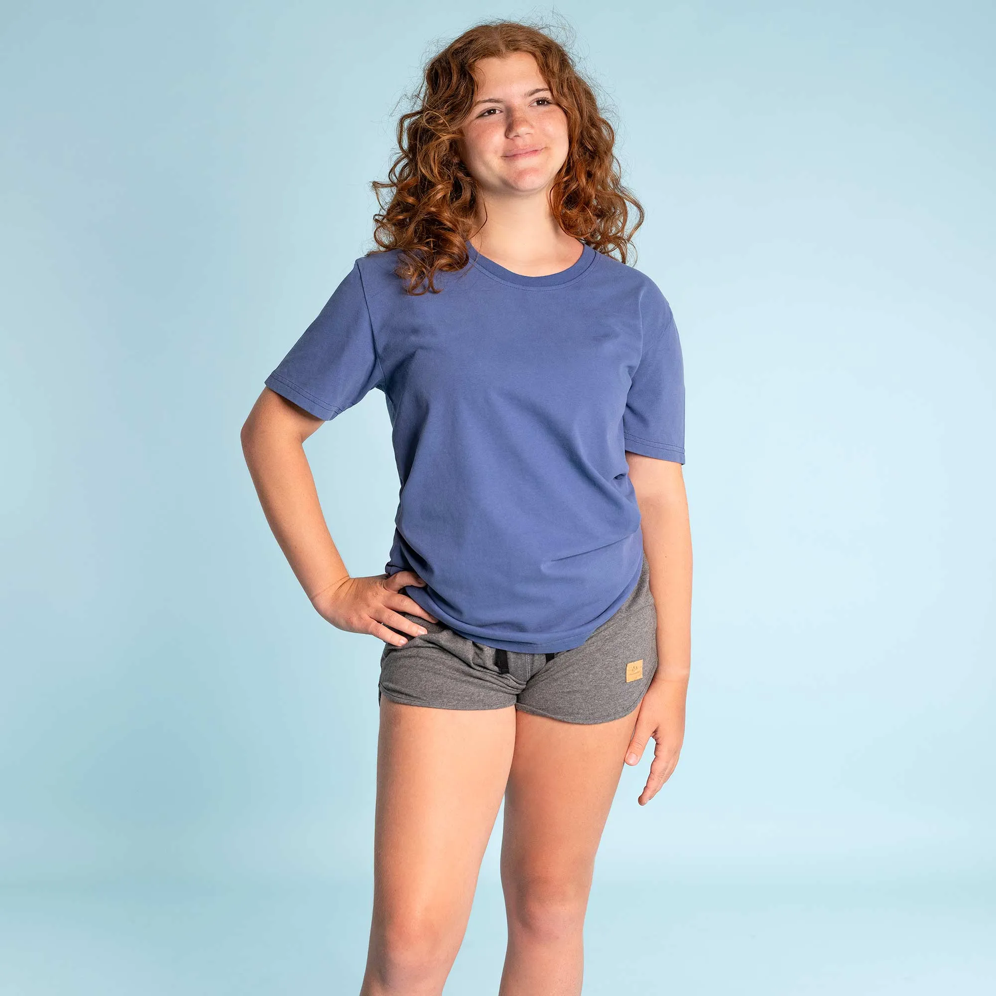 GROUSE MTN 100% Organic Cotton Running Shorts (Unlined, Unisex, 100% Biodegradable Organic Elastic & OC Thread Options)