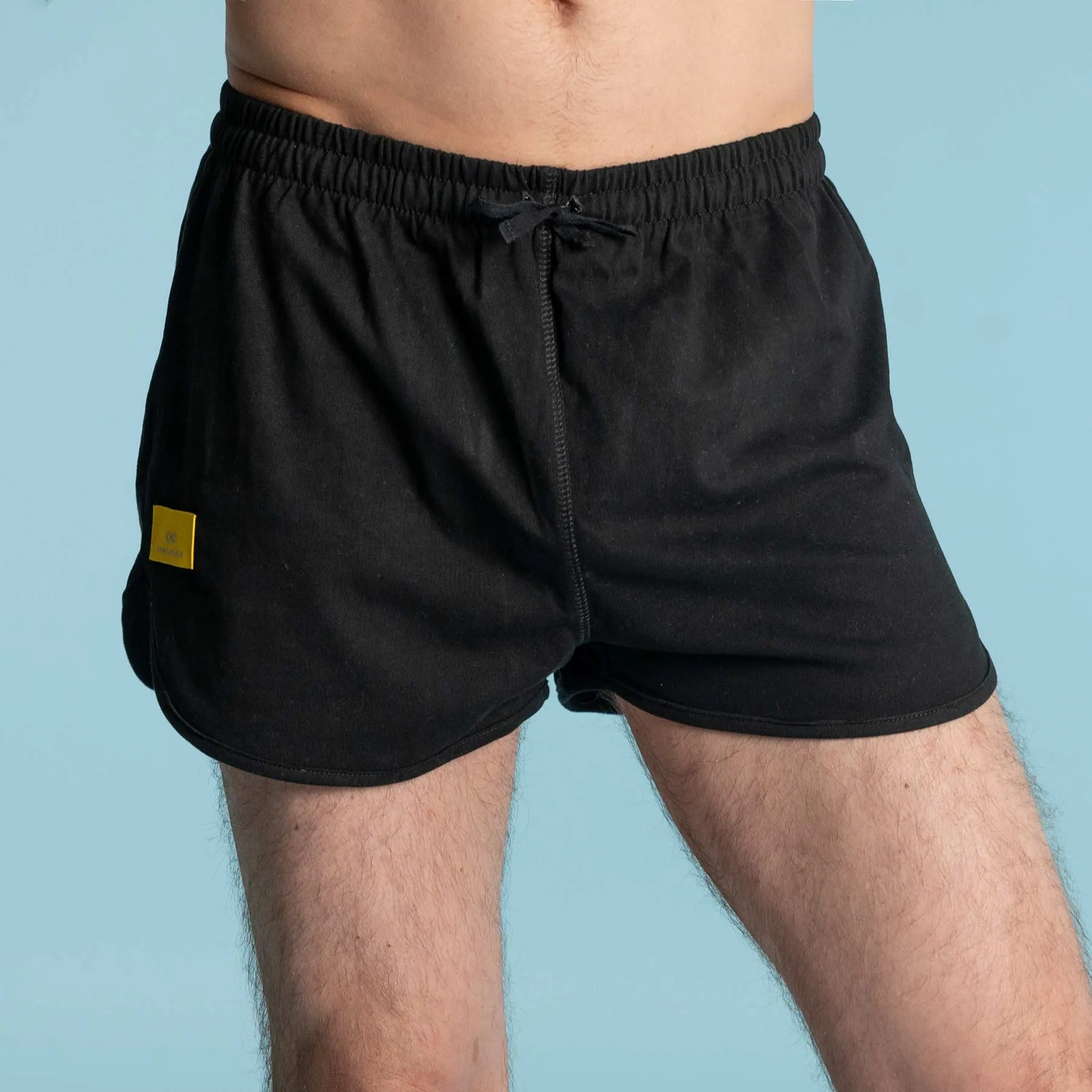 GROUSE MTN 100% Organic Cotton Running Shorts (Unlined, Unisex, 100% Biodegradable Organic Elastic & OC Thread Options)