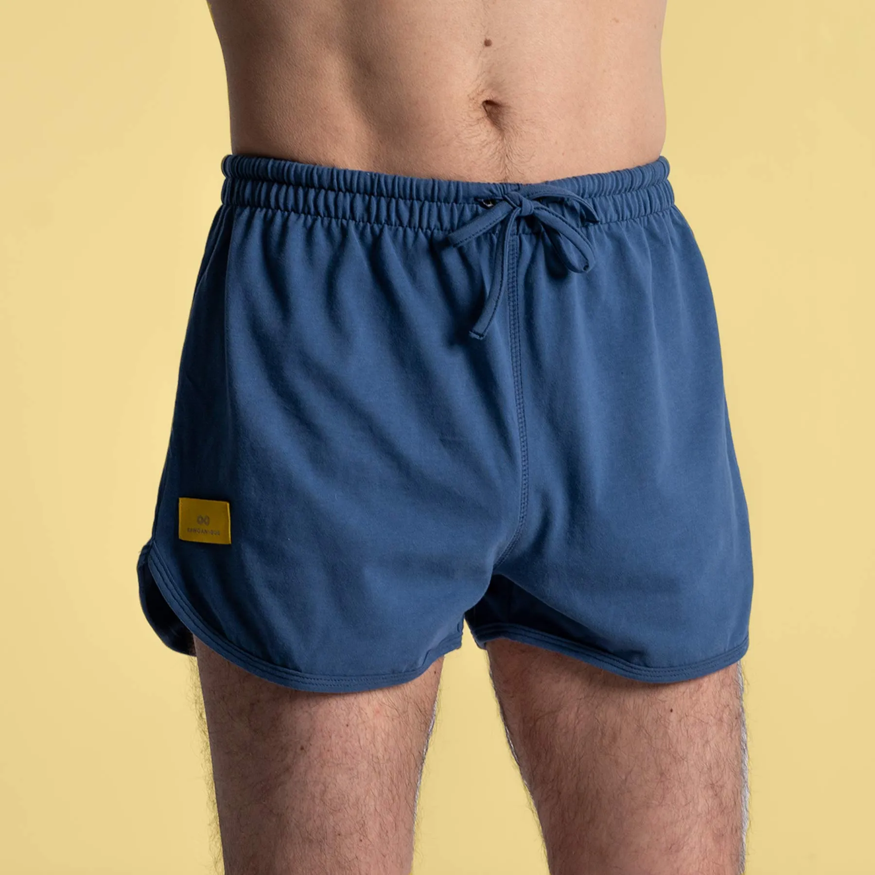 GROUSE MTN 100% Organic Cotton Running Shorts (Unlined, Unisex, 100% Biodegradable Organic Elastic & OC Thread Options)