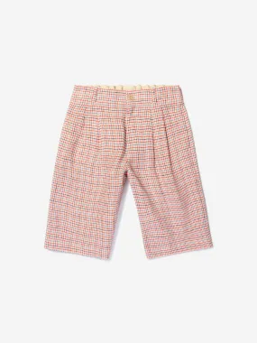 Gucci Girls Linen Bermuda Shorts