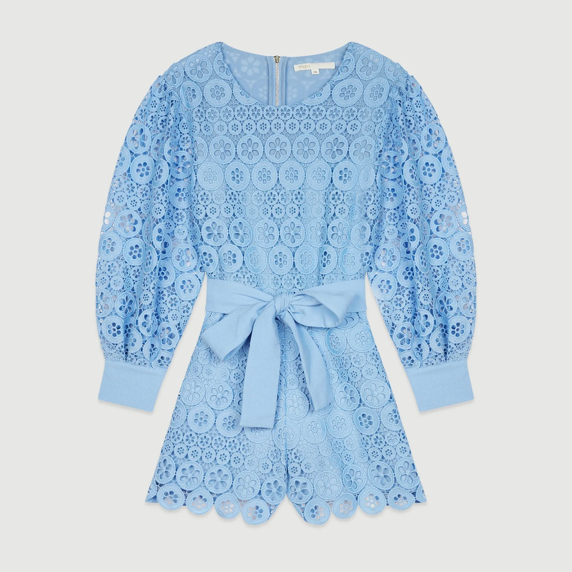 Guipure Playsuit - Blue