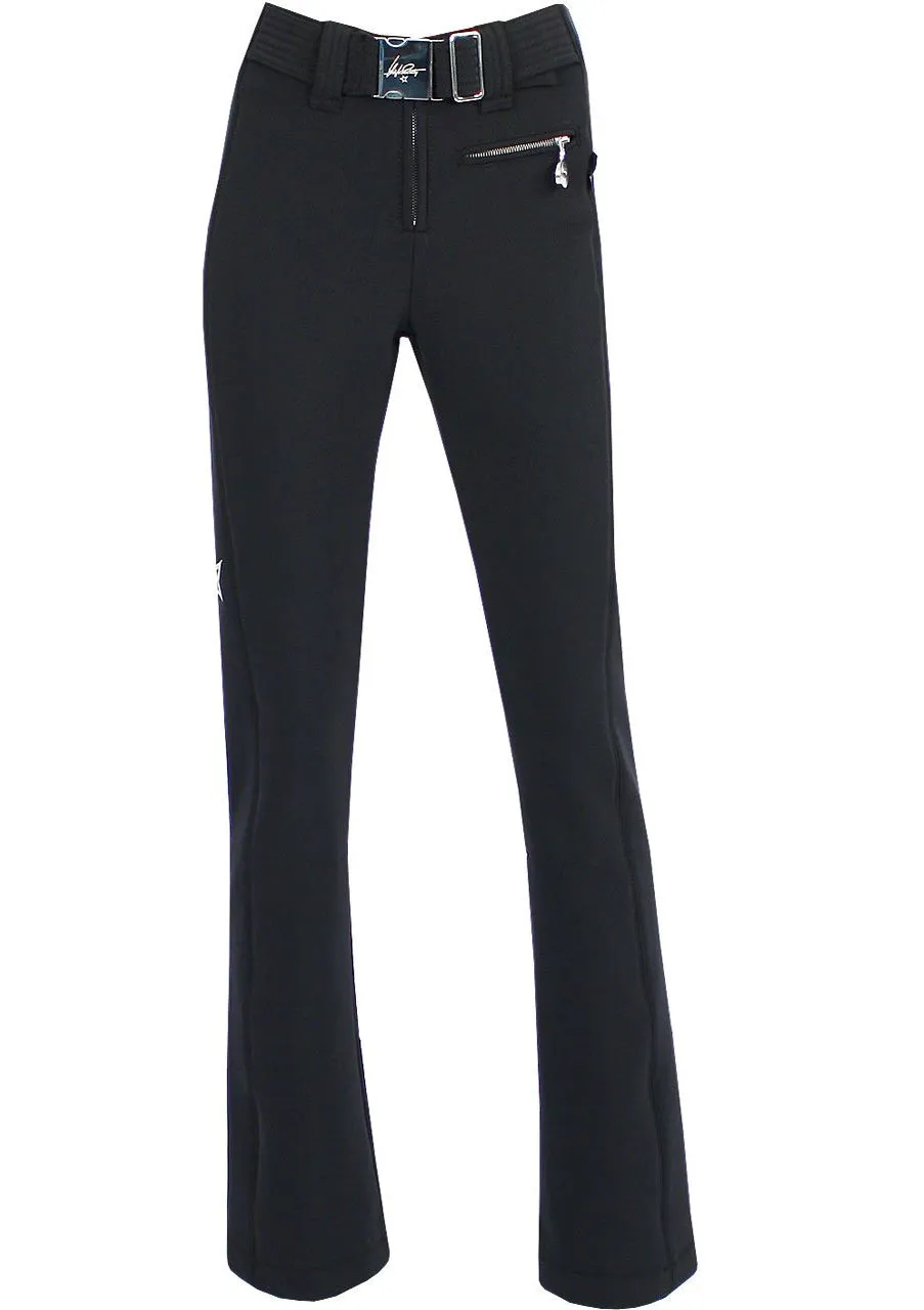 High Society Lani Softshell Ski Pant in Black and Silver