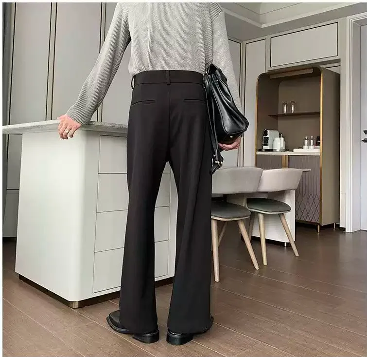 Hua Basic Straight Bootcut Trousers