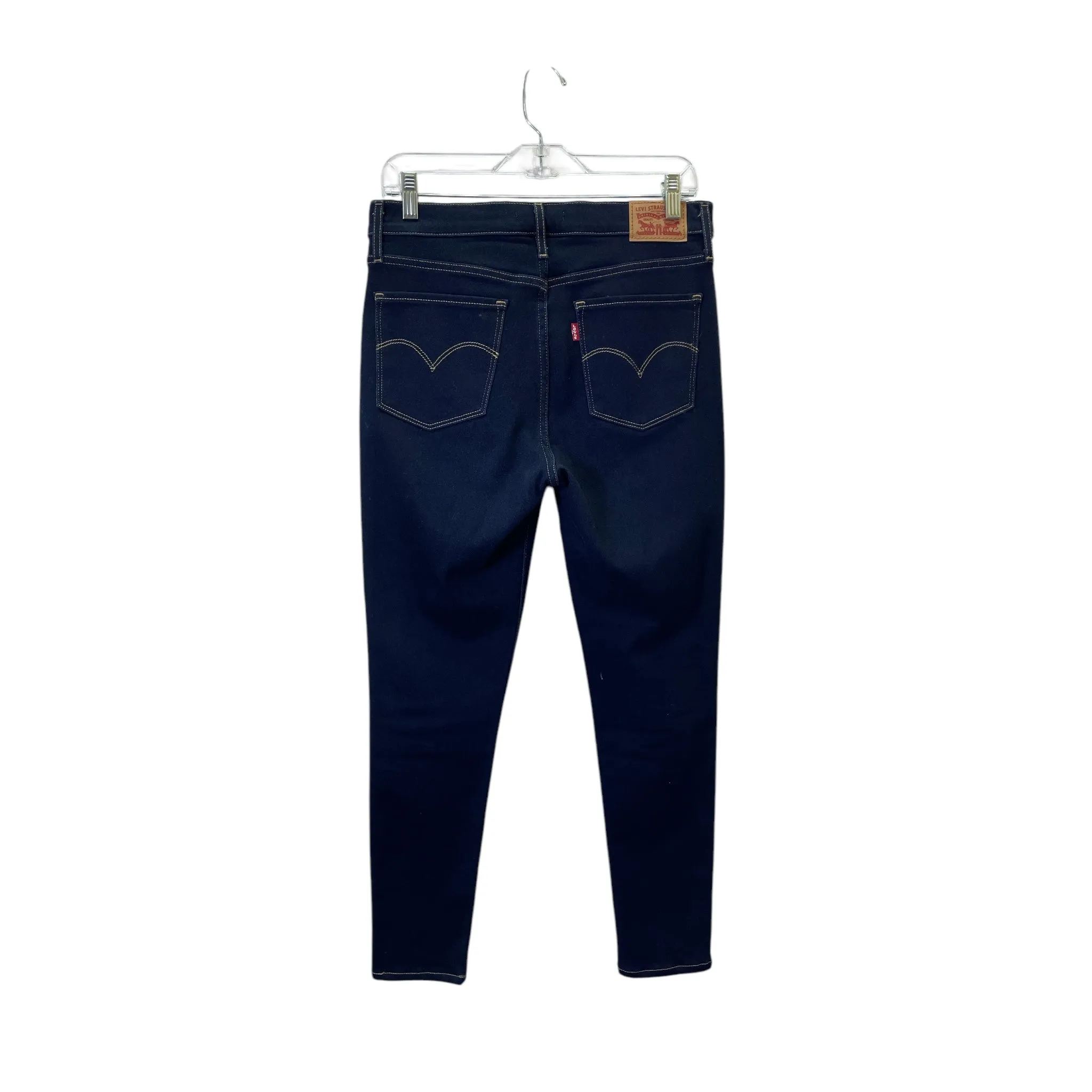 Jeans Skinny By Levis In Blue Denim, Size:8