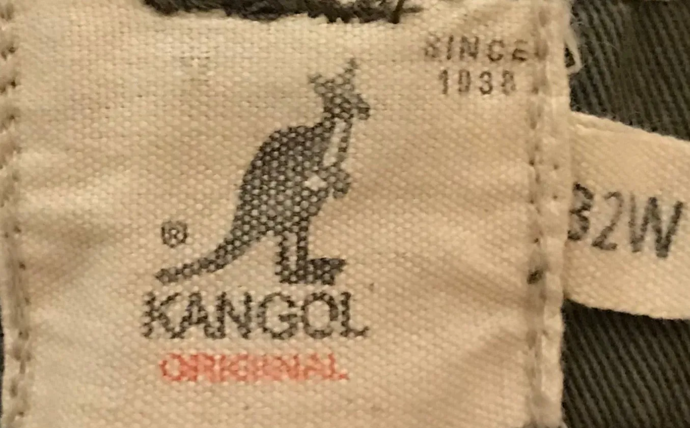 ^KANGOL^ KHAKI CAMOUFLAGE CARGO SHORTS