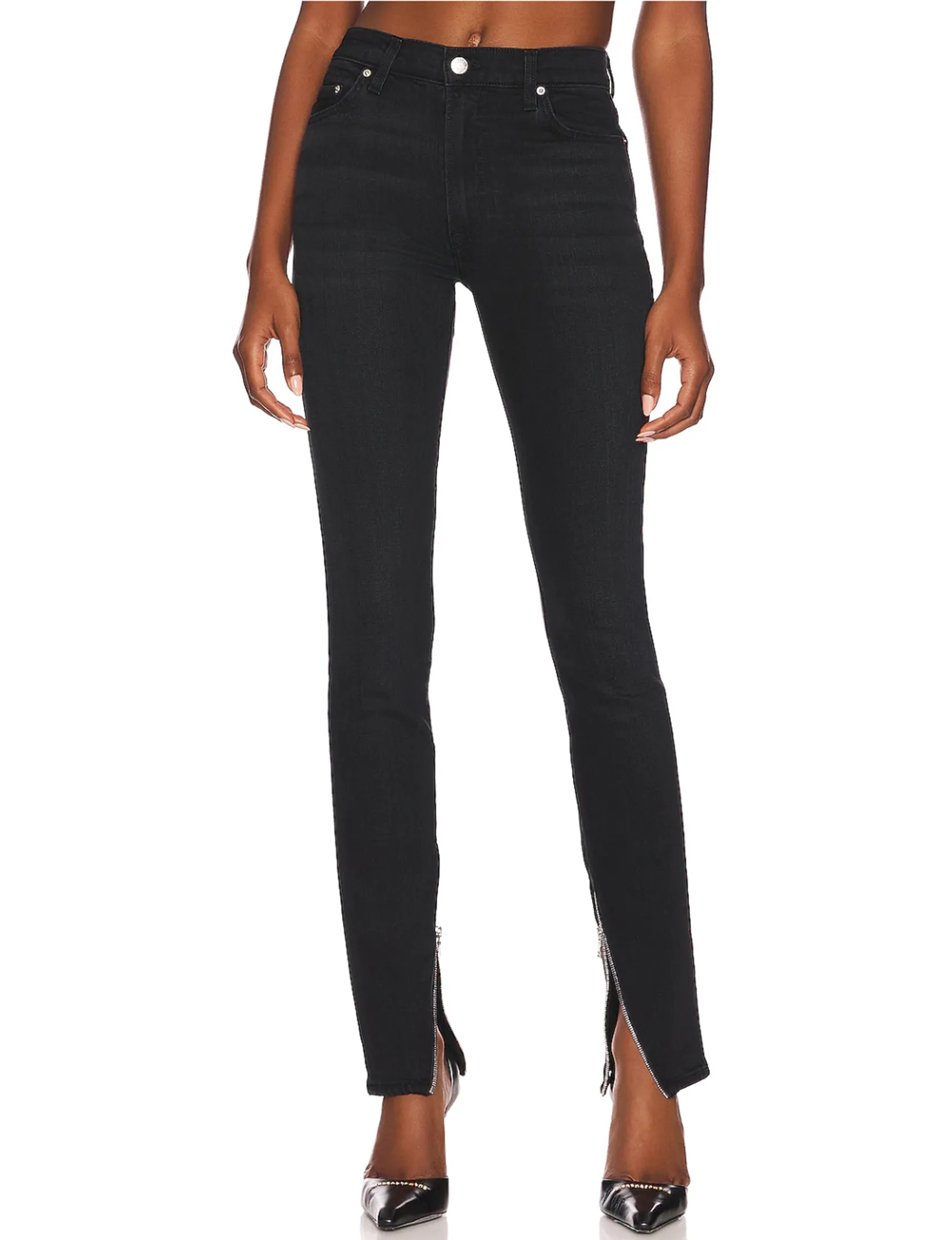 Karla Ankle Zip Skinny Jeans, Balmy Alley