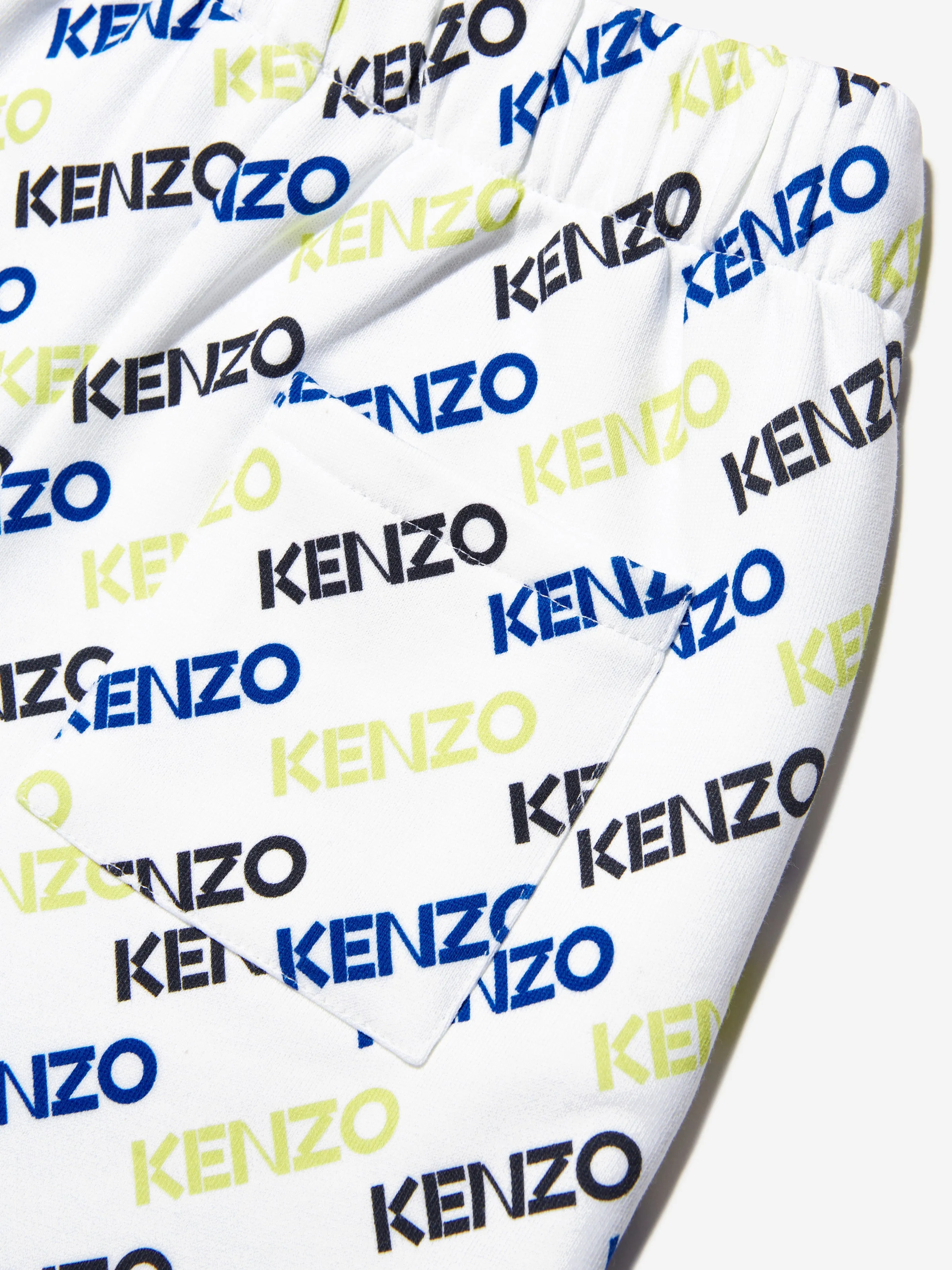 KENZO Baby Boys Logo Bermuda Shorts in White