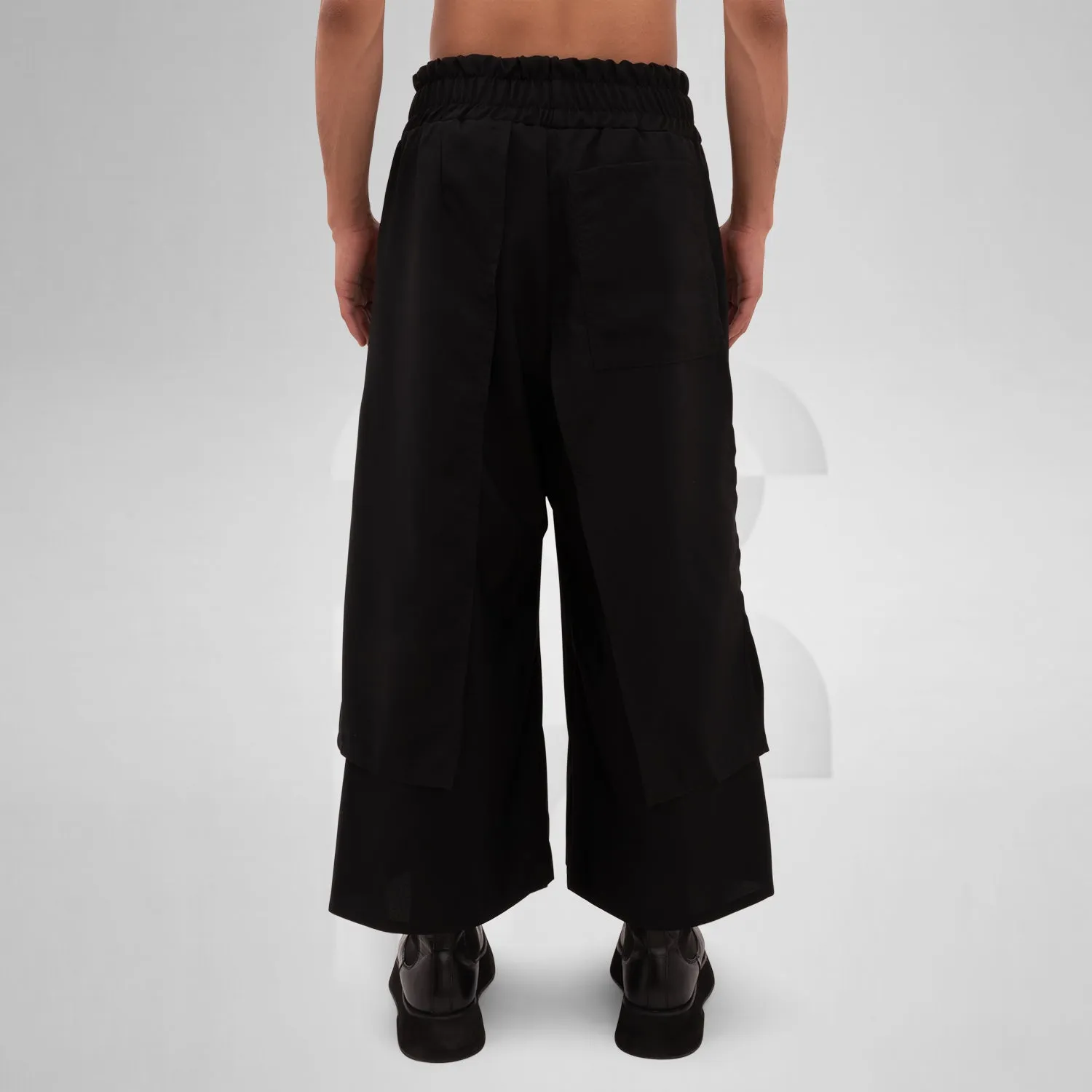 Layered Bootcut Trousers Mixed