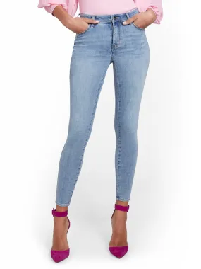 Lexi High-Waisted Super-Skinny Ankle Jeans - Blue Love