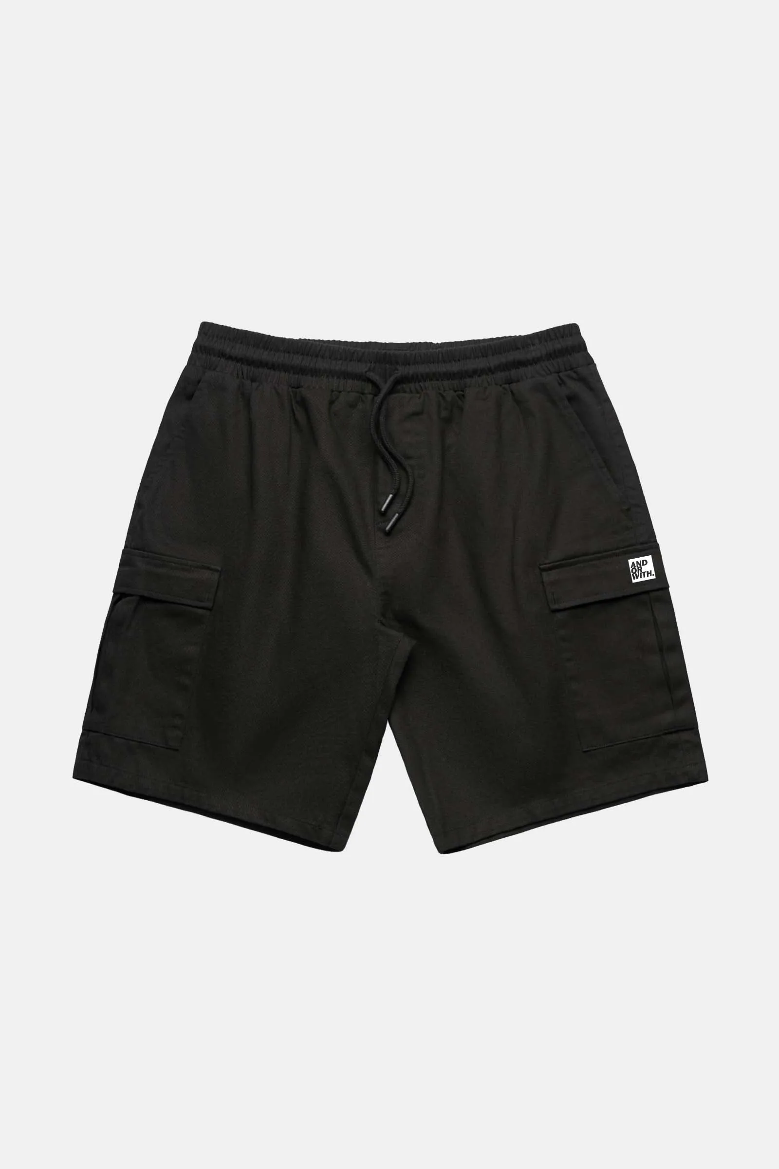 Logo Cargo Shorts Black