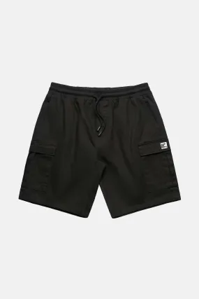 Logo Cargo Shorts Black