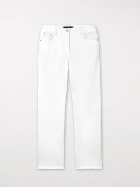 Luisa Cerano Baby Flare Jeans Bleached White