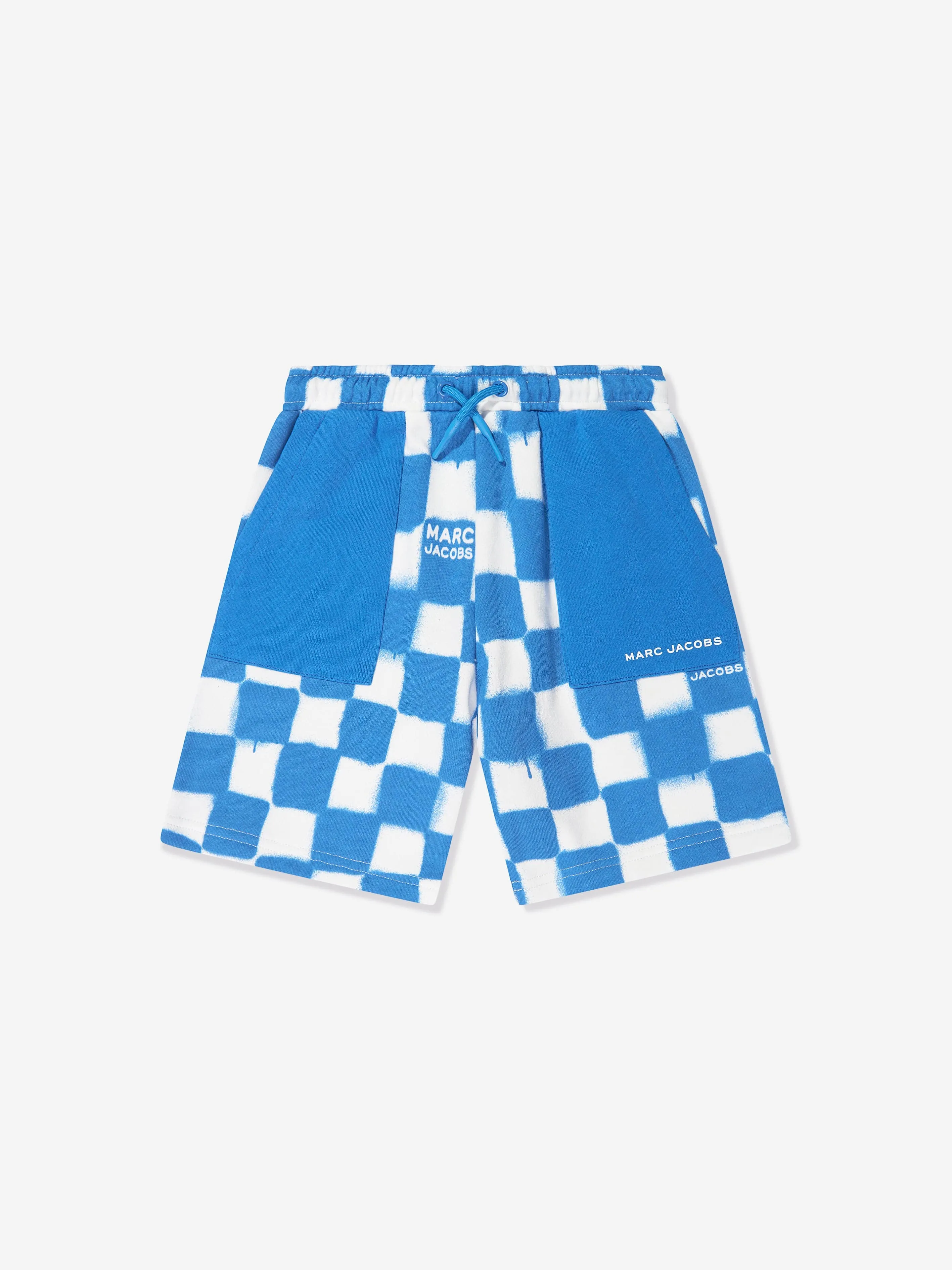 MARC JACOBS Boys Checked Bermuda Shorts in Blue