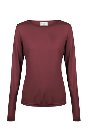 Marseille Long sleeve Tee - Wine