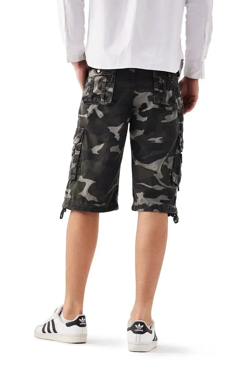 Mens Camo Cargo Shorts