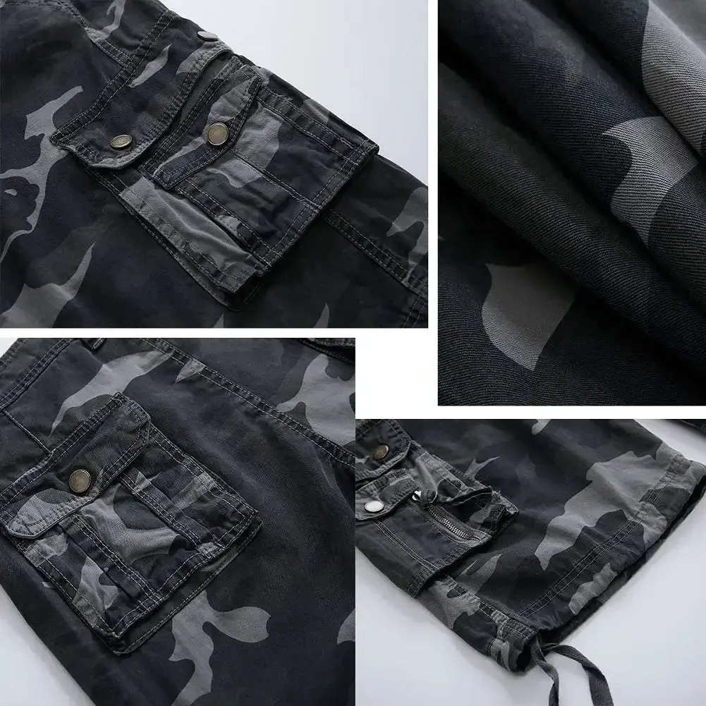 Mens Camo Cargo Shorts