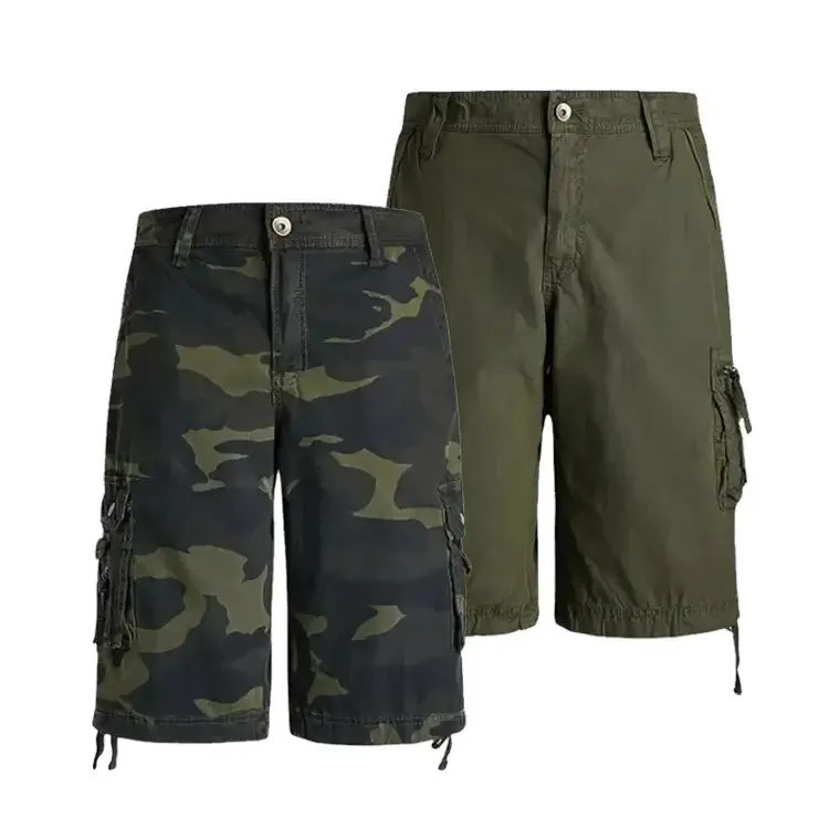 Men's Green Cargo Shorts