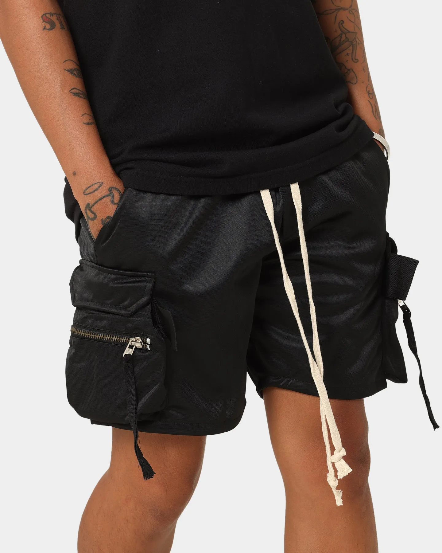 MNML Tactical Cargo Shorts Black