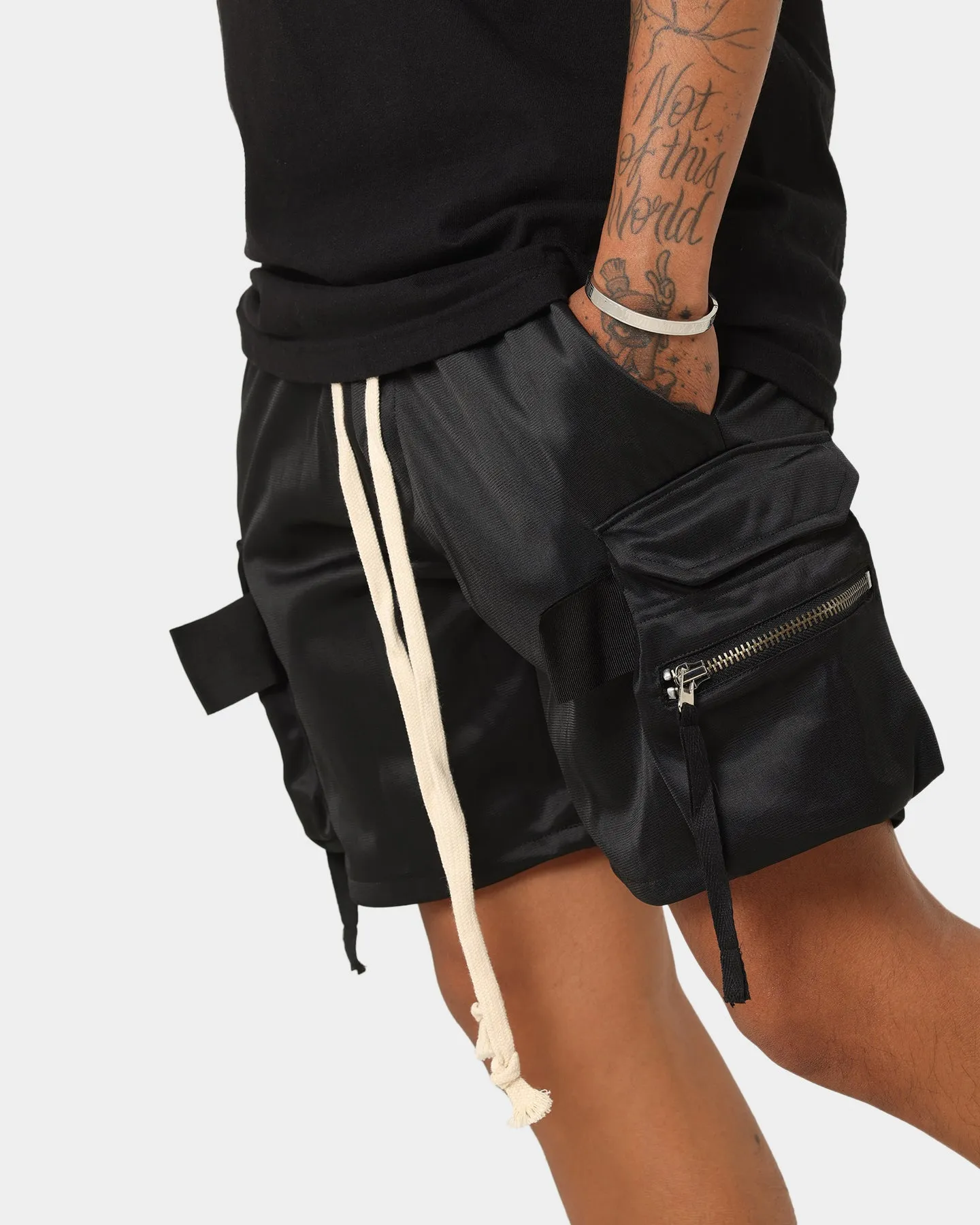 MNML Tactical Cargo Shorts Black