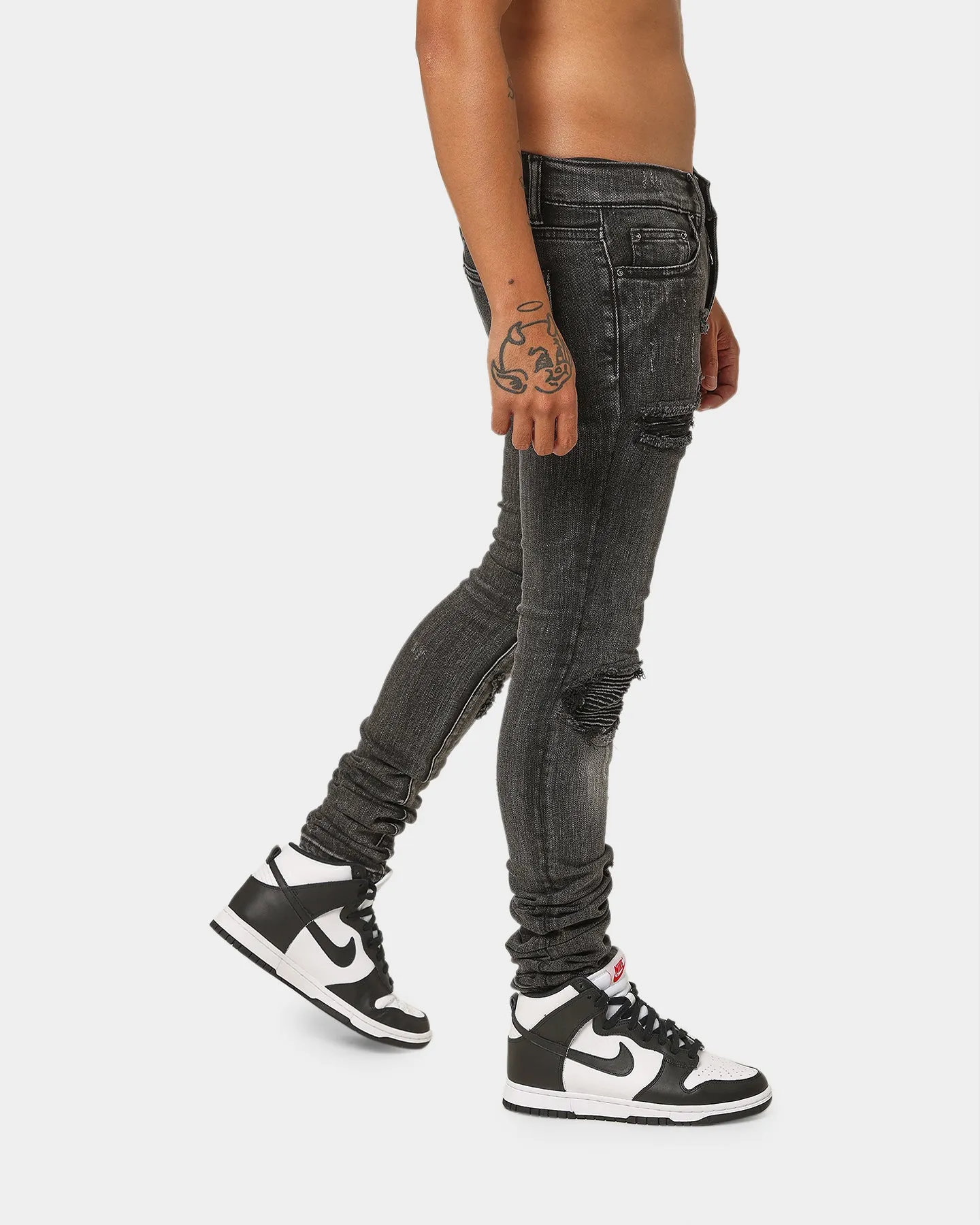 MNML X162 Stretch Denim Jeans Black