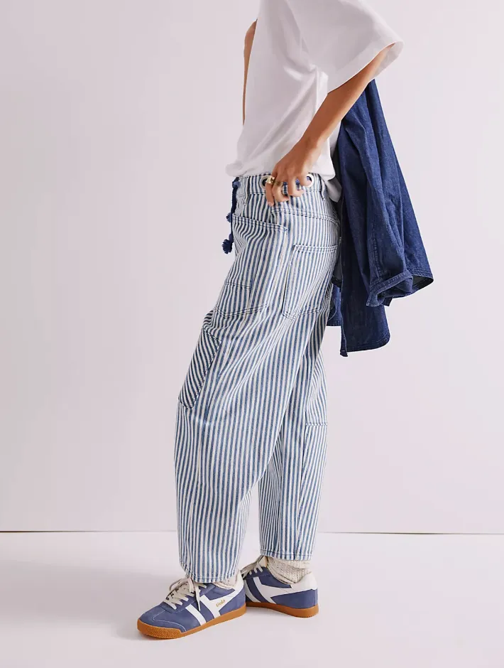 Moxie railroad stripe jeans