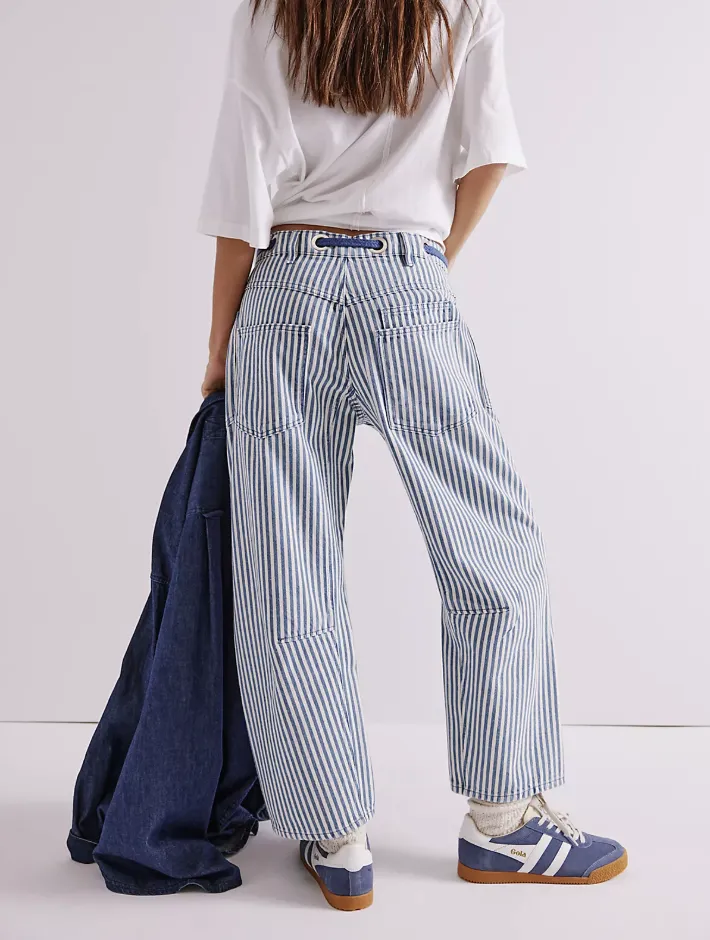 Moxie railroad stripe jeans