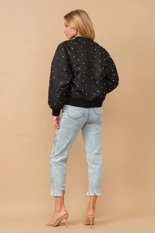 Paint Effect Garment Washed Mid Rise Denim Jeans