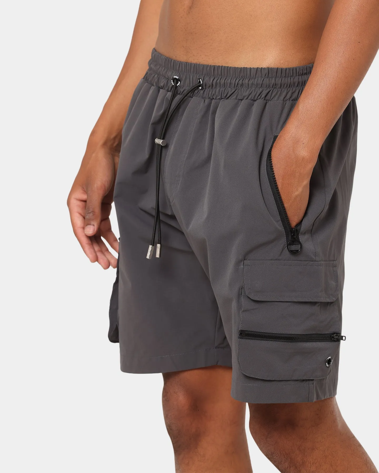 PYRA Nero Cargo Shorts Carbon