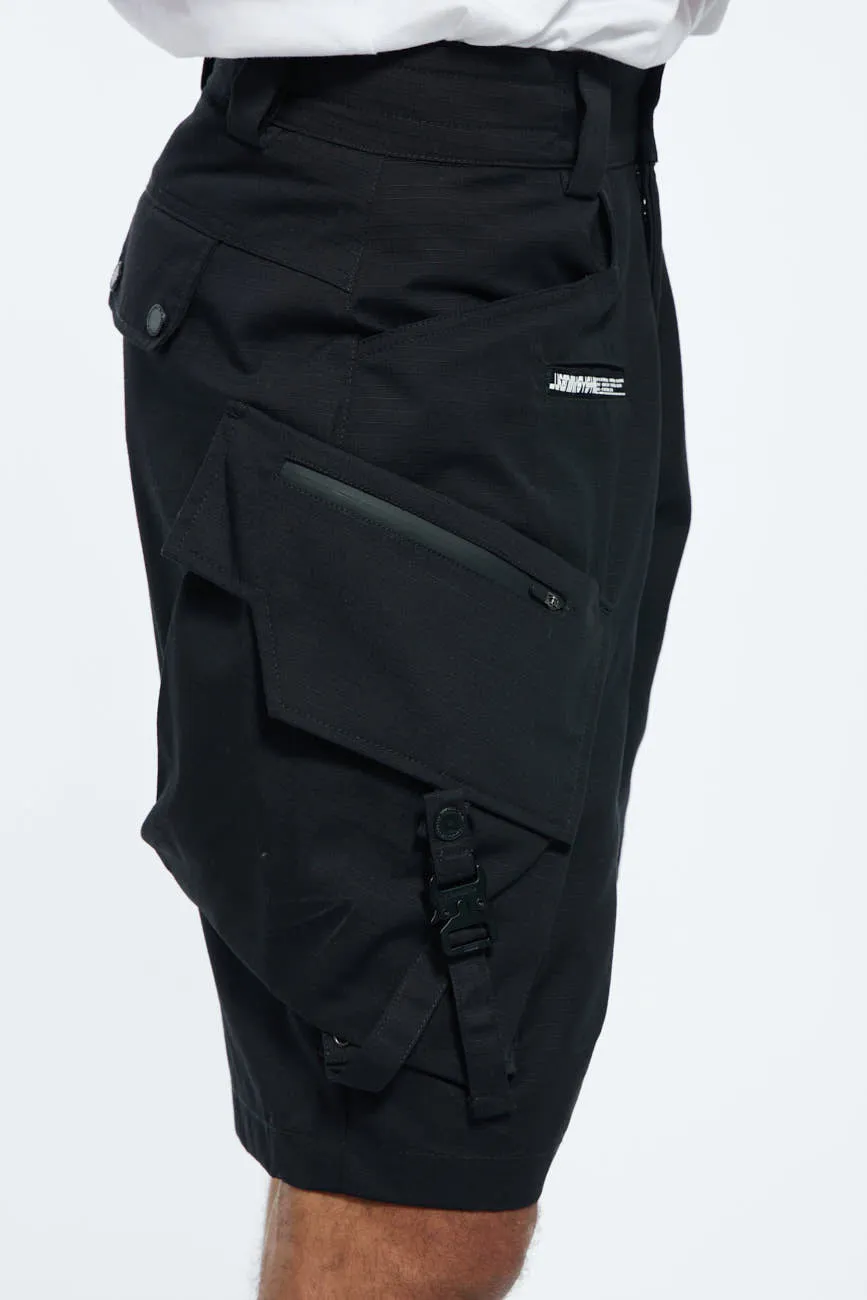 Ripstop Cargo Shorts // Black