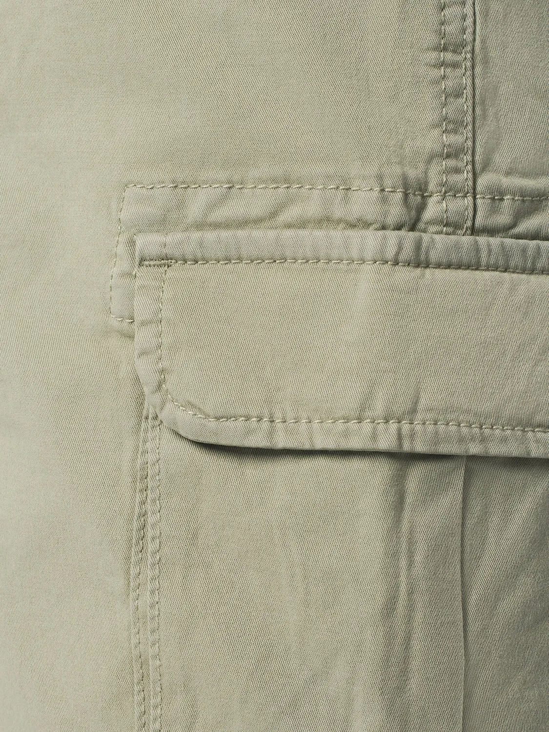 Short Cargo Garment Dyed   Stone Washed Stretch | Smoke