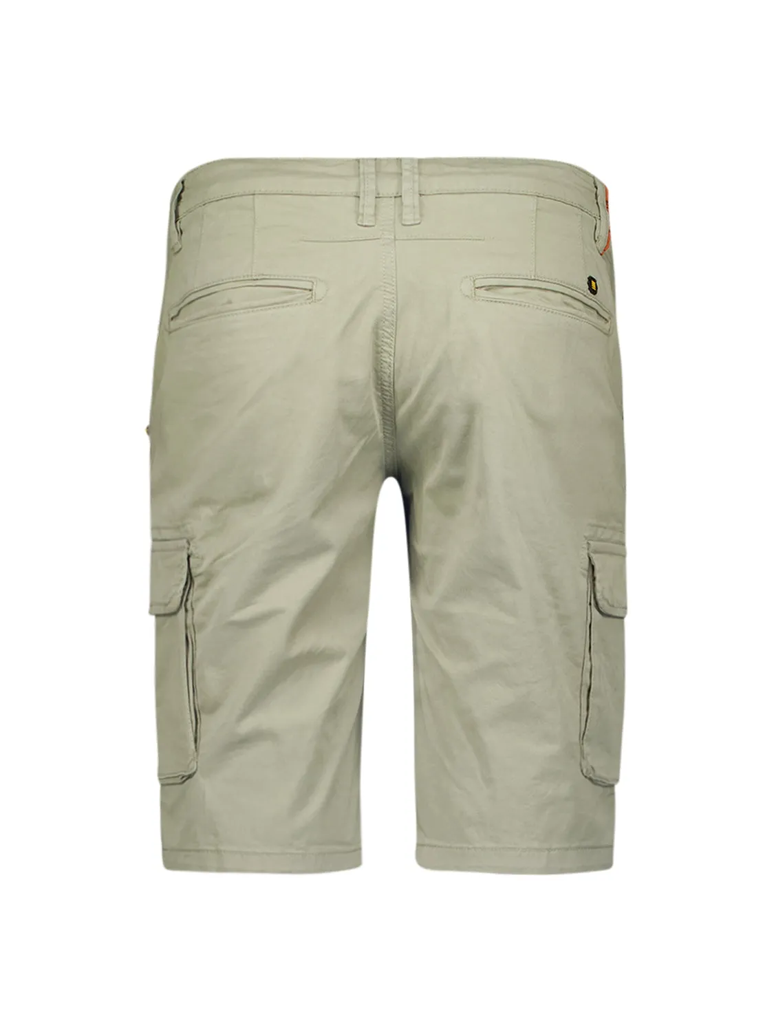 Short Cargo Garment Dyed   Stone Washed Stretch | Smoke