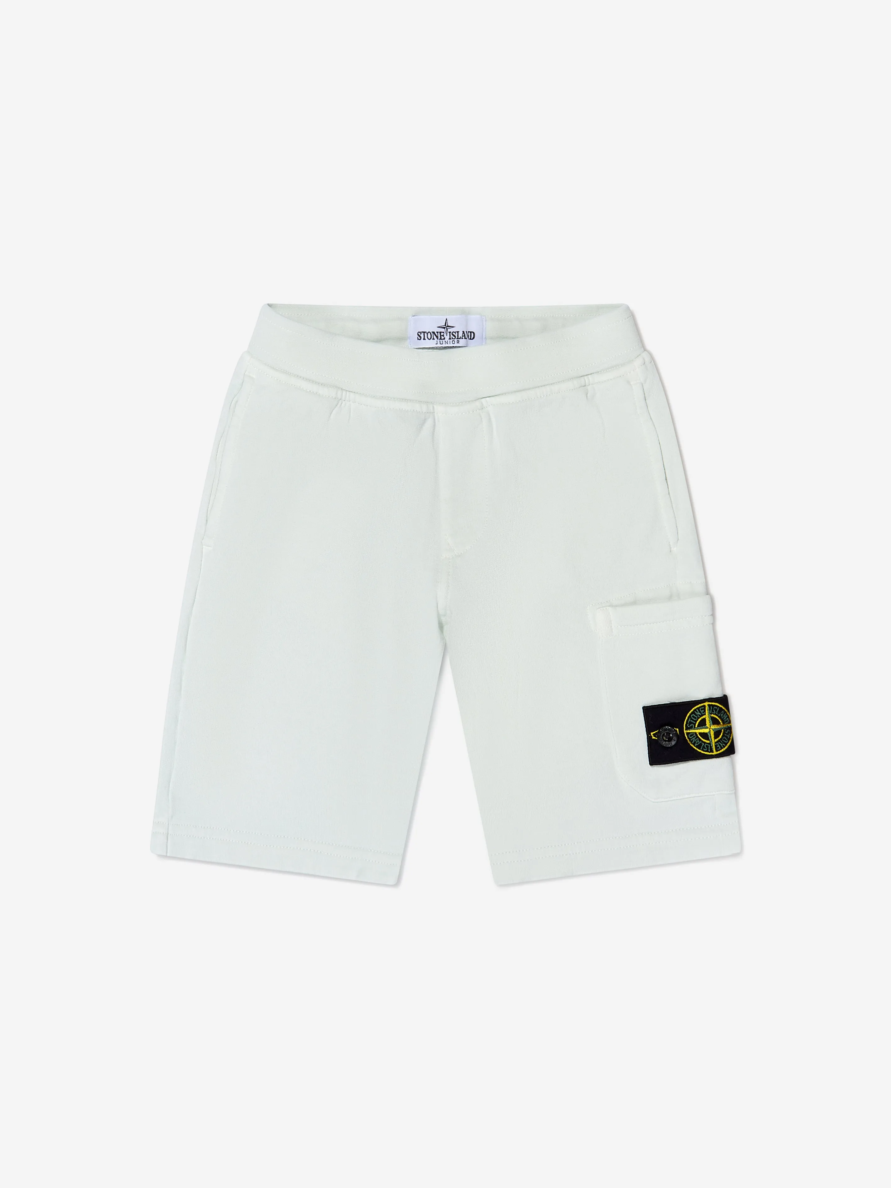 Stone Island Junior Boys Cotton Fleece Bermuda Shorts