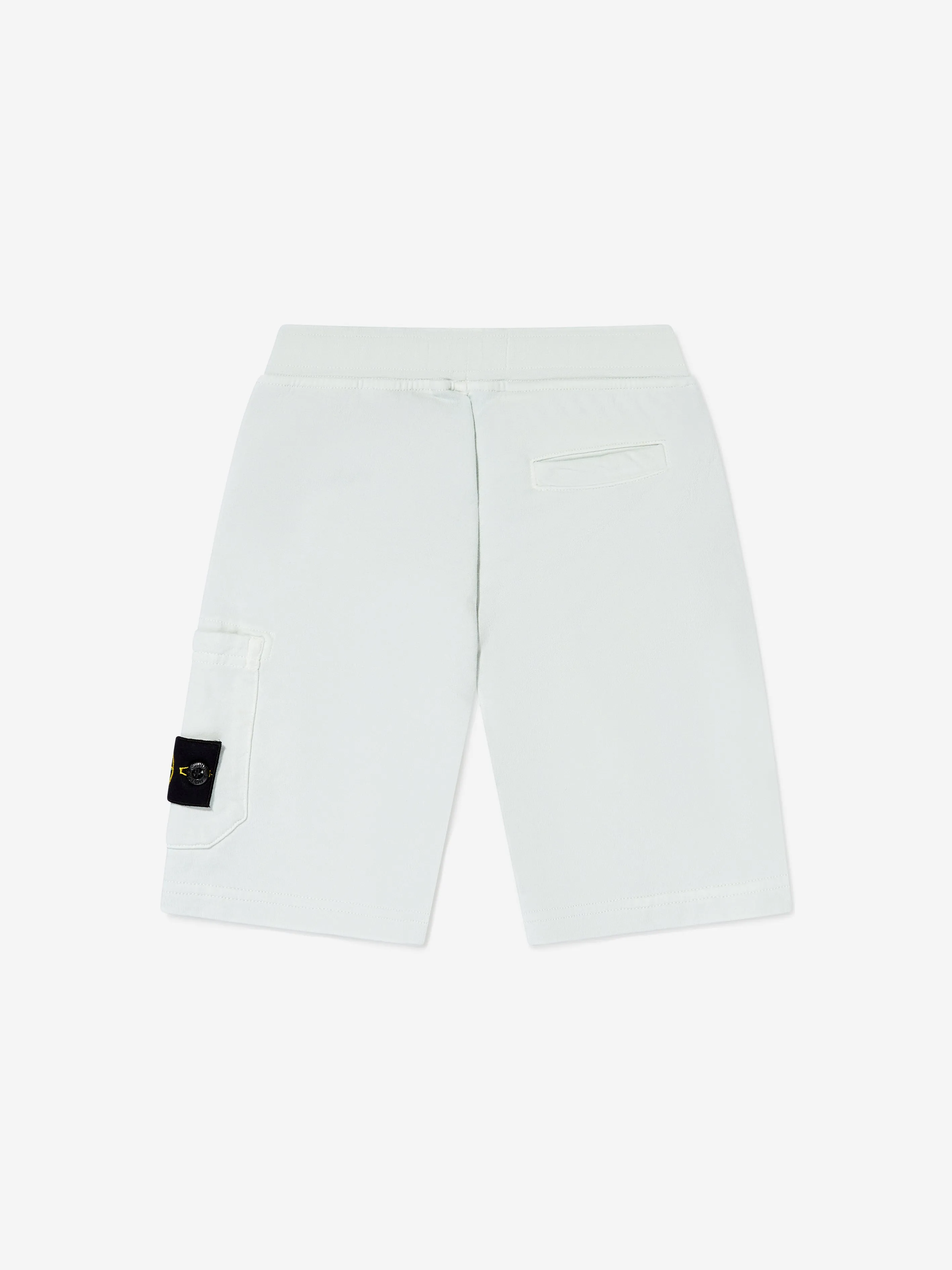 Stone Island Junior Boys Cotton Fleece Bermuda Shorts