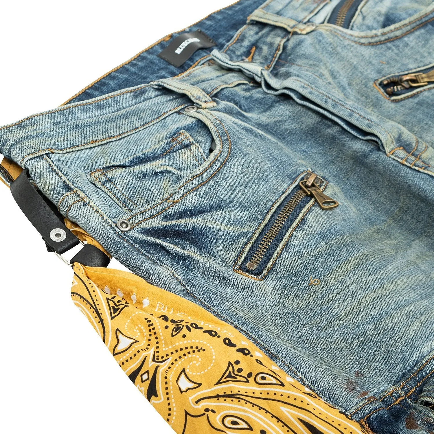 The Spade Slim-Fit Denim Cargo