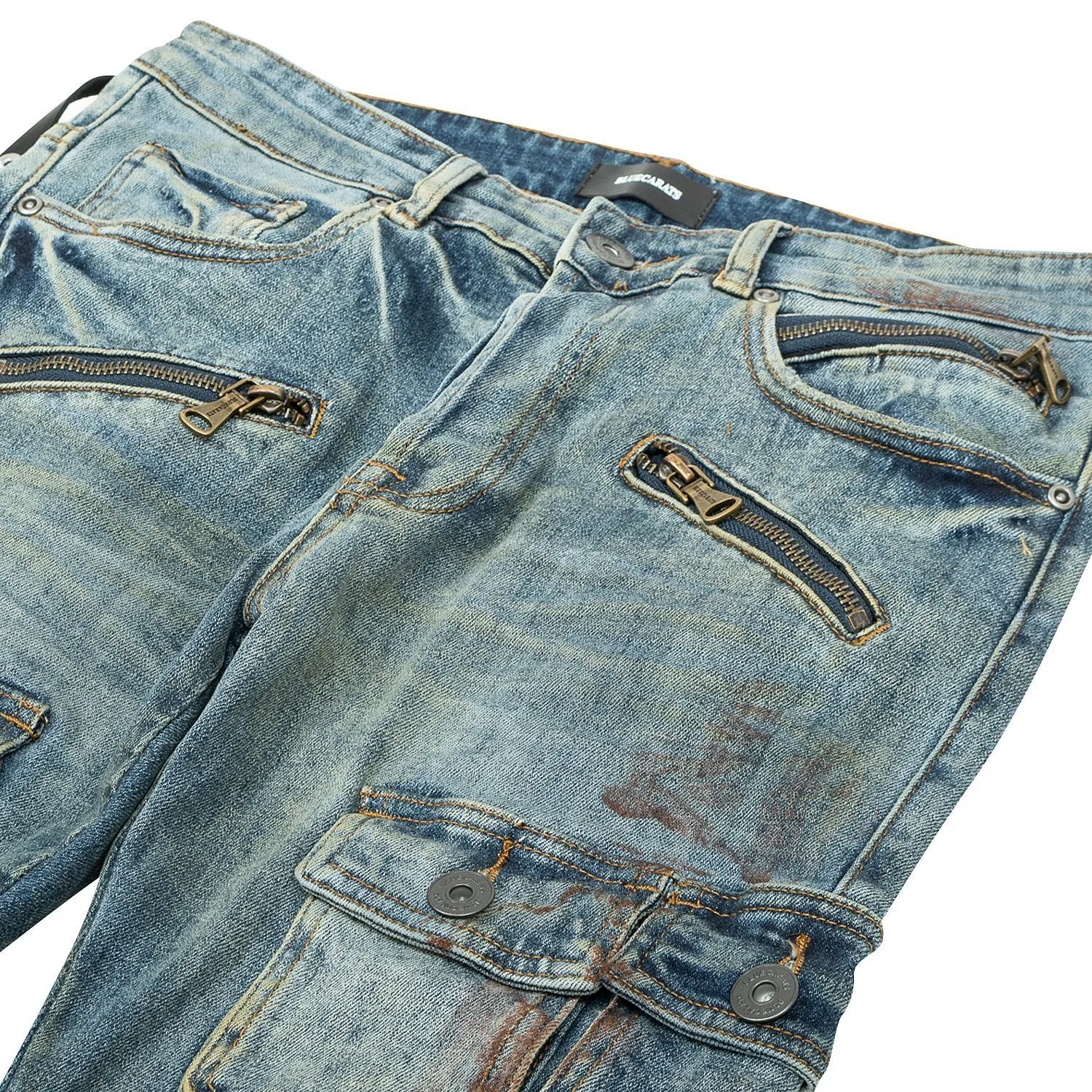 The Spade Slim-Fit Denim Cargo