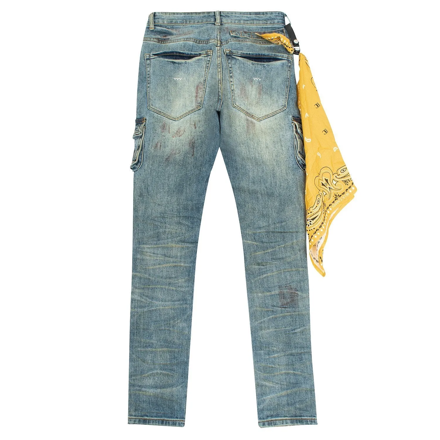 The Spade Slim-Fit Denim Cargo