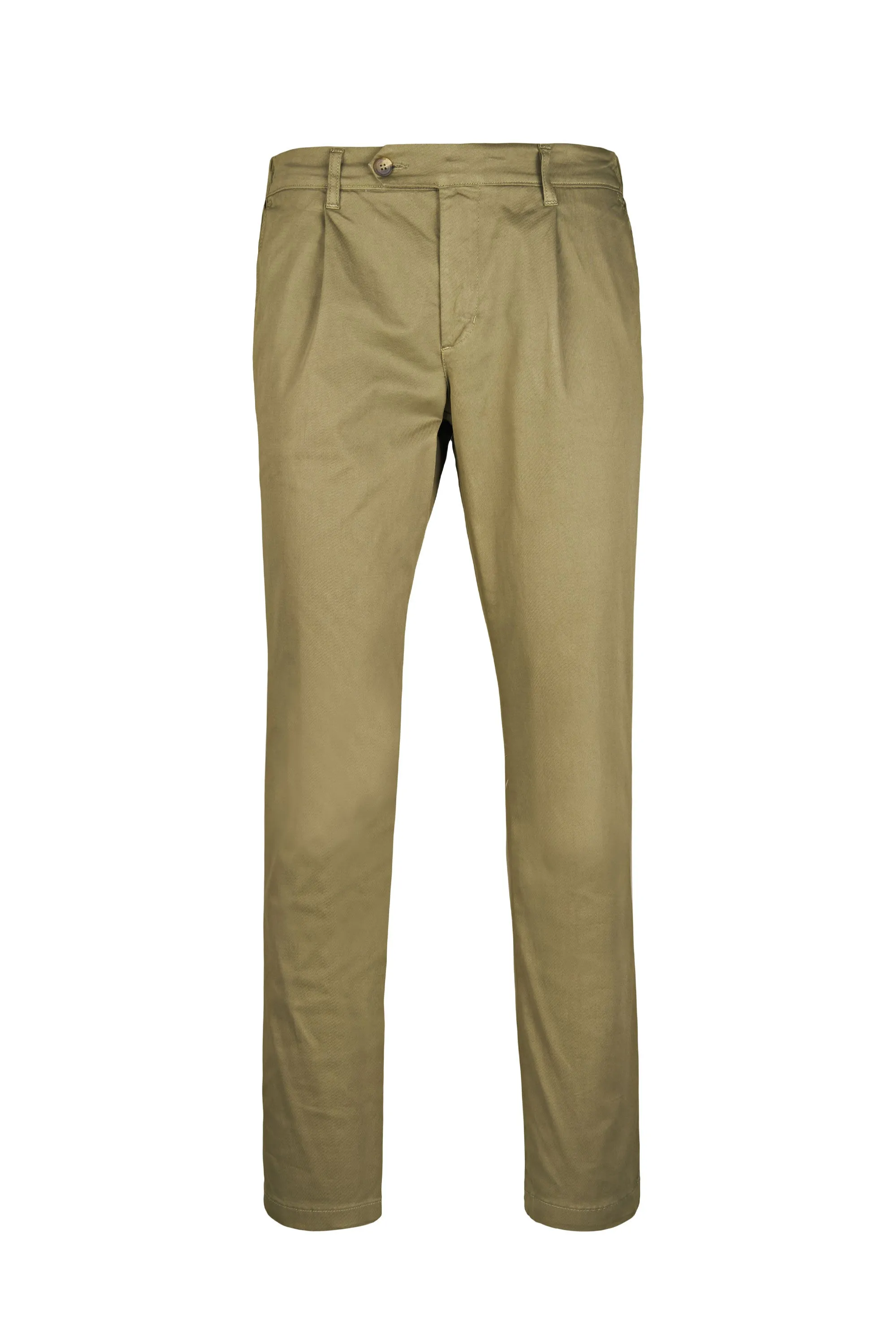 Twill Stretch Cotton Trousers